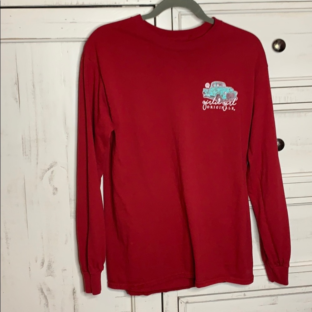 “Jesus Take the Wheel” Red Long sleeve
